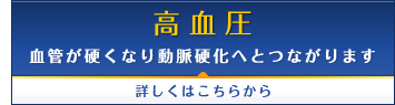 高血圧 血管が硬くなり動脈硬化へとつながります